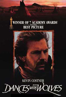 
         <p>Lieutenant John Dunbar, assigned to a remote western Civil War outpost, befriends wolves and Indians,
		 making him an aberration in the military.<br><br>
		 Drama (USA) Director: Kevin Costner<br>
		Writers: Michael Blake (screenplay), Michael Blake (novel)<br>
		<b>Stars: Kevin Costner, Mary McDonnell, Graham Greene</b></br></p>